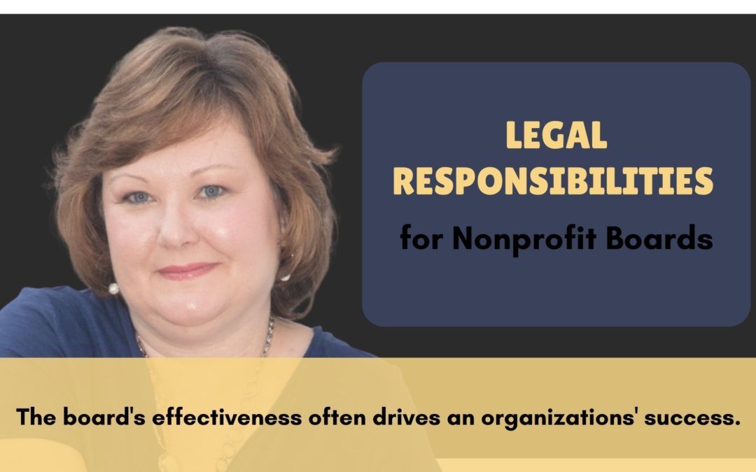 Understanding Legal Responsibilities for Nonprofit Boards