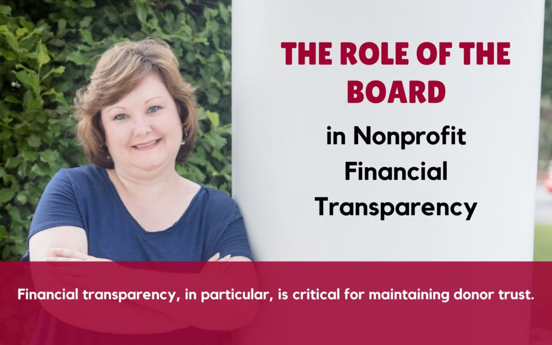 Financial Transparency for Nonprofits: Board Responsibility